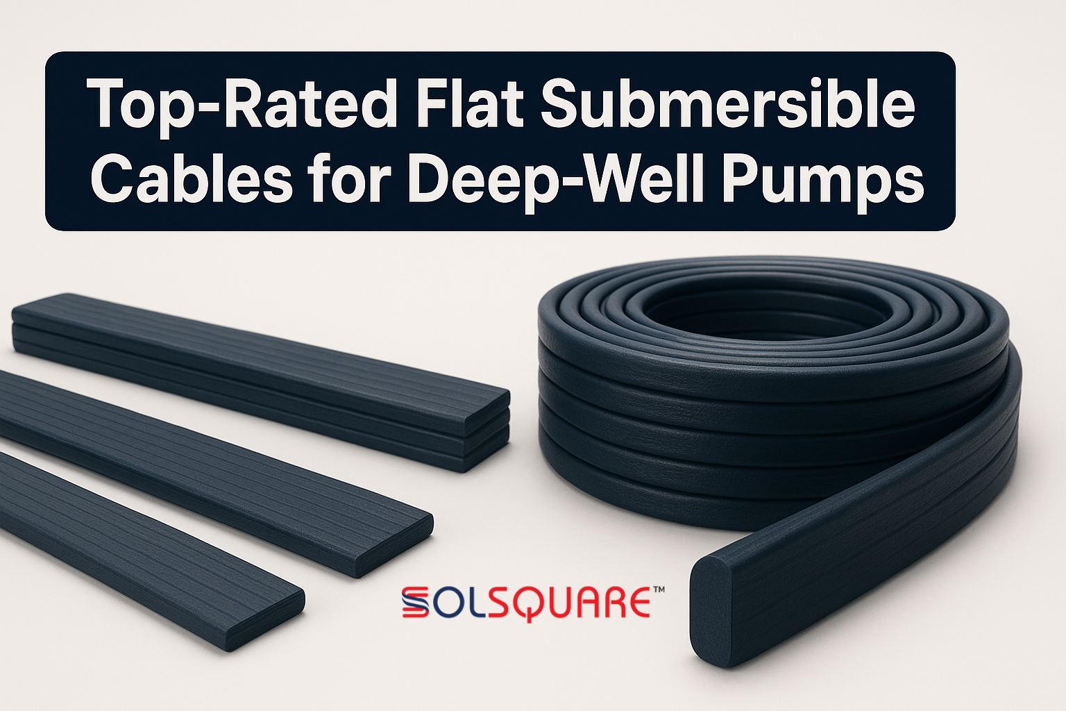 Top-Rated Flat Submersible Cables for Deep-Well Pumps